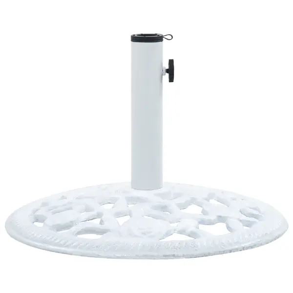 Gossi suport de umbrela, alb, 12 kg, fonta, 48 cm