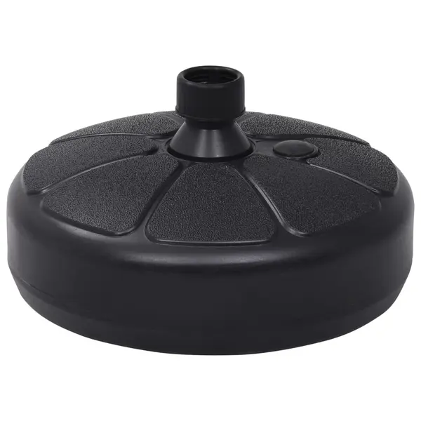 Gossi suport de umbrela, negru, 15 l, umplere cu nisip/apa