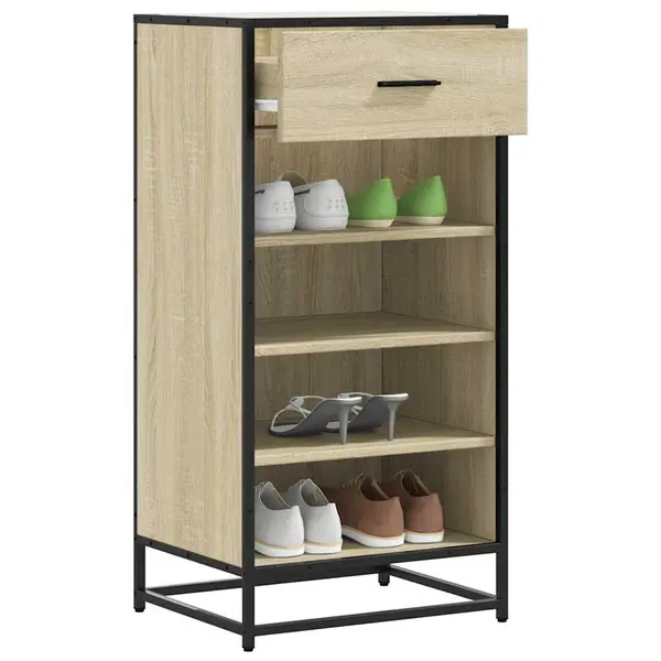 Gossi suport pantofi stejar sonoma 48x38x97,5 cm lemn prelucrat