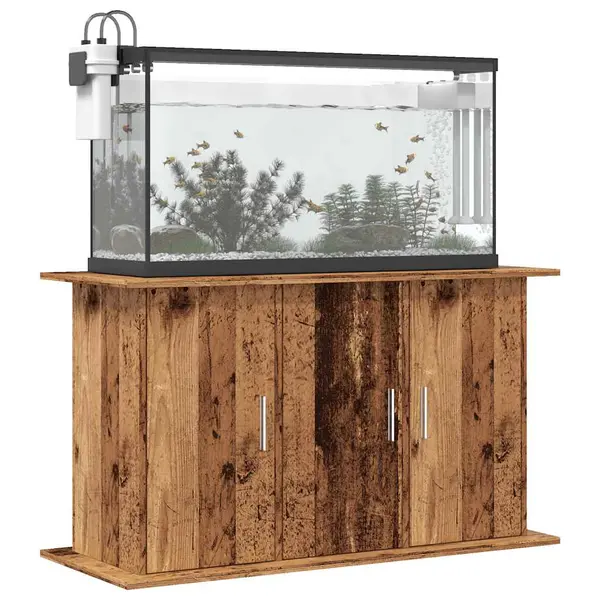 Gossi suport pentru acvariu, lemn vechi, 101x41x58 cm, lemn prelucrat
