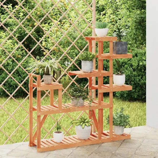 Gossi suport pentru flori, 110x25x111 cm, lemn masiv de brad