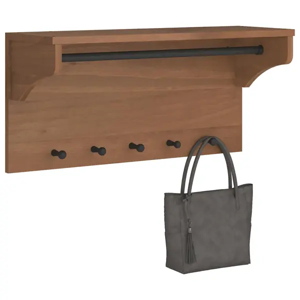 Gossi suport pentru haine sandnes 87x30x42 cm, lemn masiv de pin