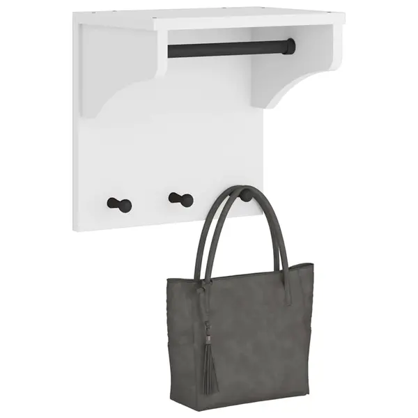 Gossi suport pentru haine sandnes alb 43x30x42 cm lemn masiv de pin