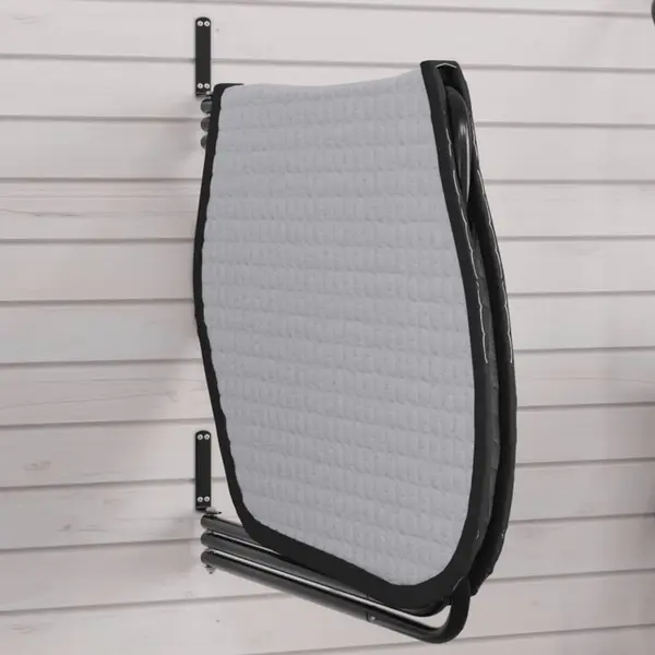 Gossi suport pentru sa/patura, negru, fier, 3 brate
