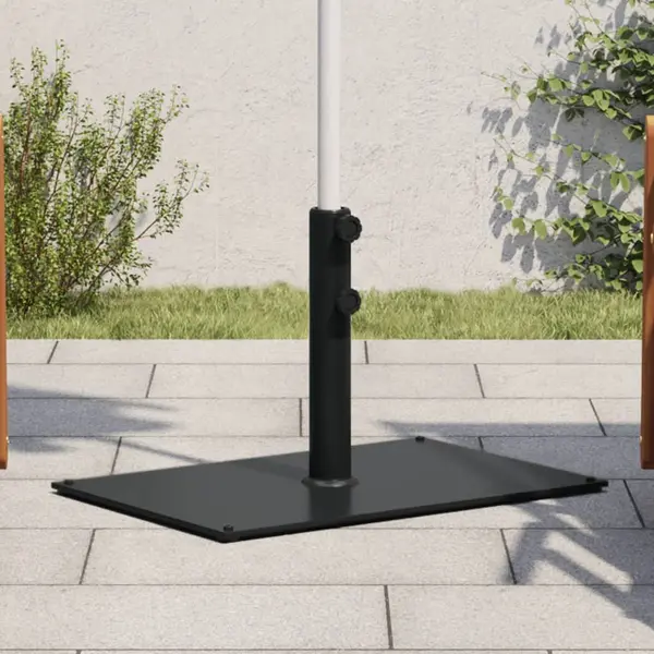Gossi suport umbrela pentru stalpi Ø32/38/48 mm, 15 kg, dreptunghi