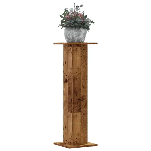 Gossi suporturi de plante 2 buc. lemn vechi 30x30x95cm lemn prelucrat