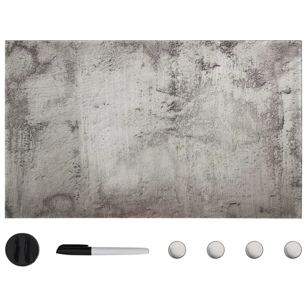 Gossi tabla magnetica de perete, 100x60 cm, sticla
