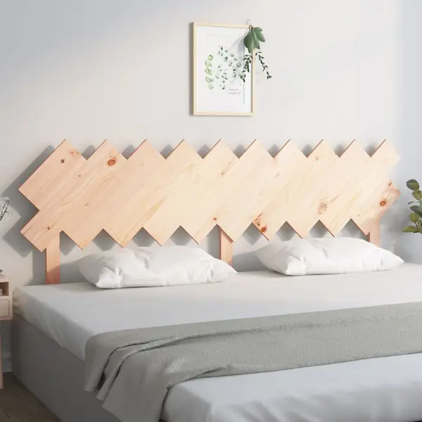 Gossi tablie de pat, 196x3x80,5 cm, lemn masiv de pin
