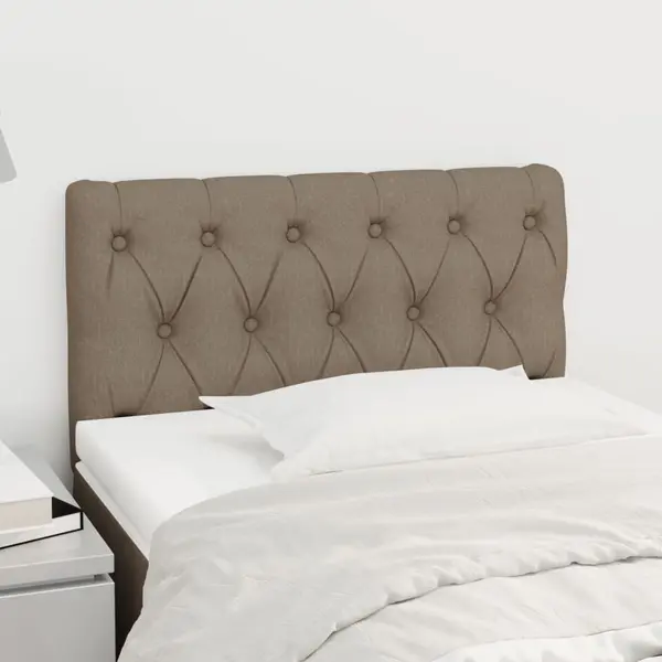 Gossi tablie de pat, gri taupe, 80x7x78/88 cm, textil