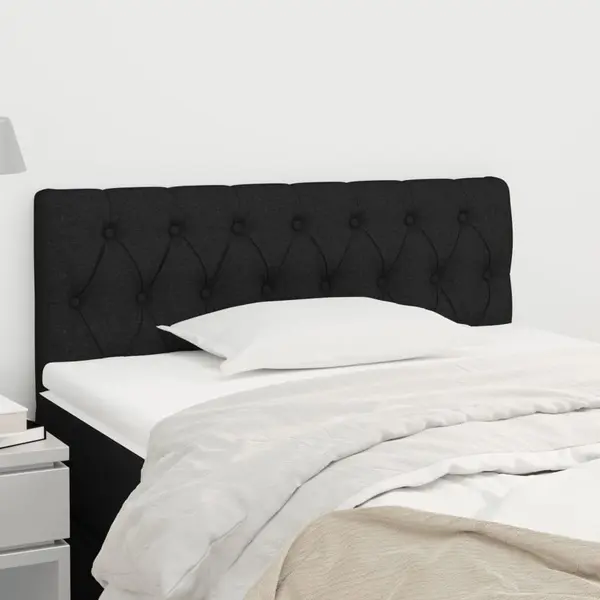 Gossi tablie de pat, negru, 100x7x78/88 cm, textil