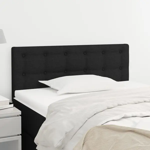 Gossi tablie de pat, negru, 80x5x78/88 cm, textil