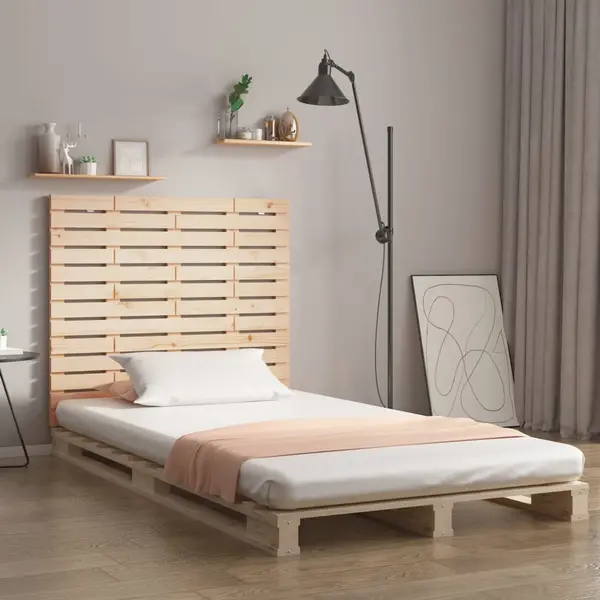 Gossi tablie de pat pentru perete, 126x3x91,5 cm, lemn masiv de pin