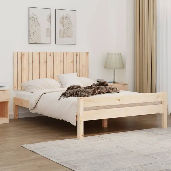 Gossi tablie de pat pentru perete, 140x3x60 cm, lemn masiv de pin