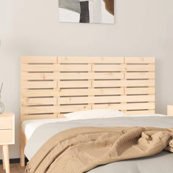 Gossi tablie de pat pentru perete, 156x3x63 cm, lemn masiv de pin
