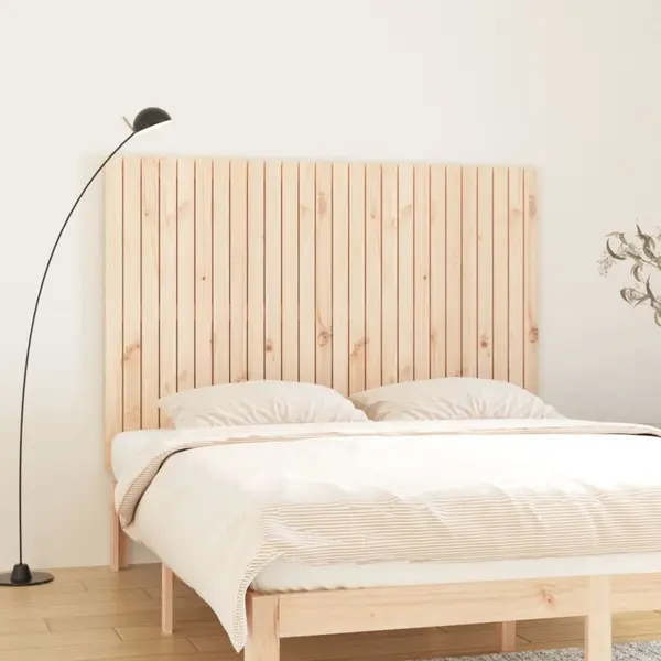 Gossi tablie de pat pentru perete, 166x3x110 cm, lemn masiv de pin