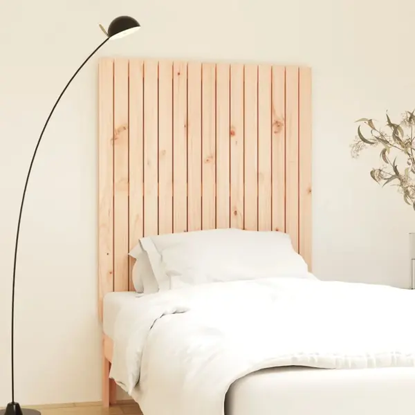 Gossi tablie de pat pentru perete, 95,5x3x110 cm, lemn masiv de pin