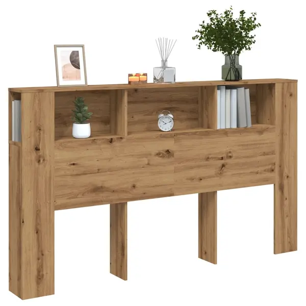 Gossi tablie pat/dulap lemn artizanal 180x18,5x102,5cm lemn prelucrat