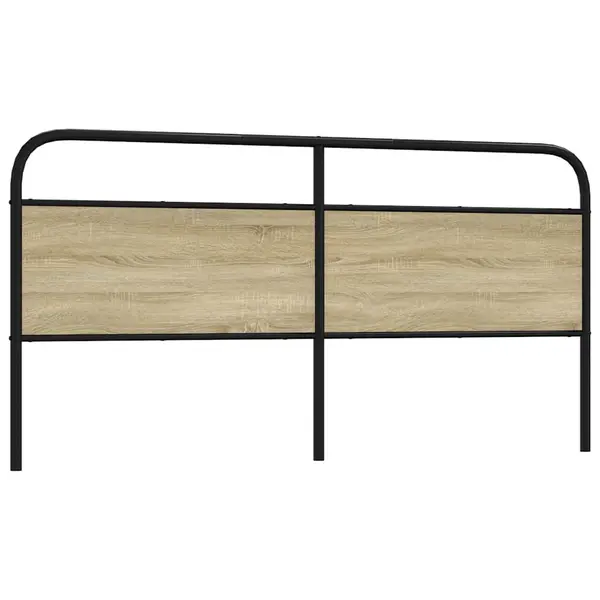 Gossi tablie stejar sonoma 180 cm otel si lemn prelucrat