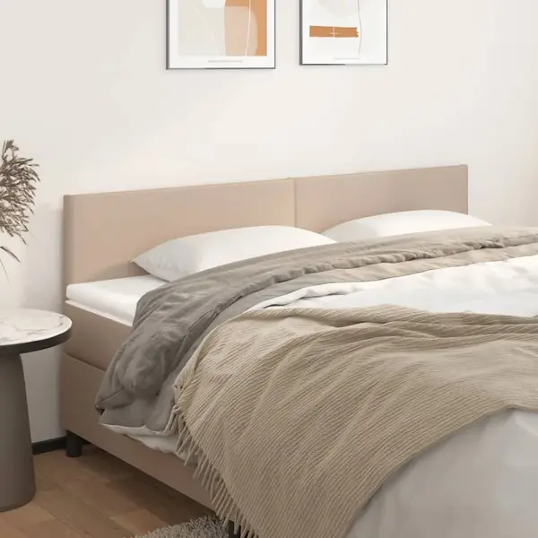 Gossi tablii de pat 2 buc, cappuccino 100x5x78/88 cm piele ecologica