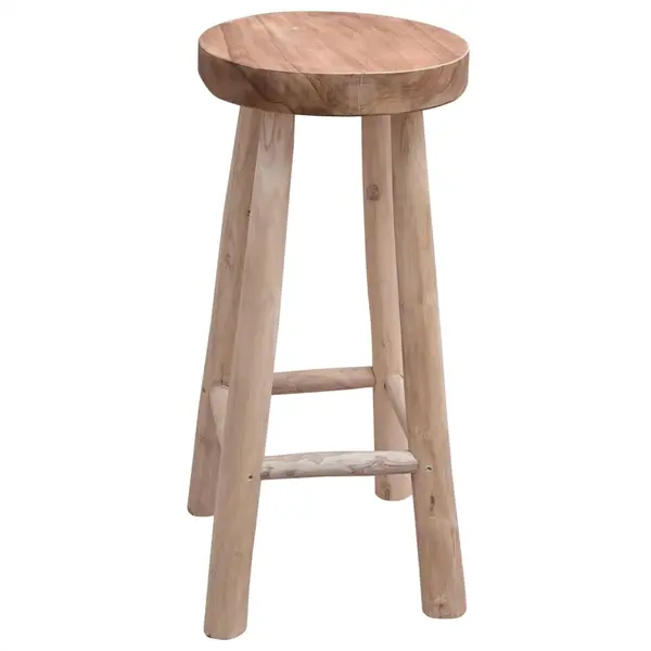 Gossi taburet de bar, lemn masiv de tec