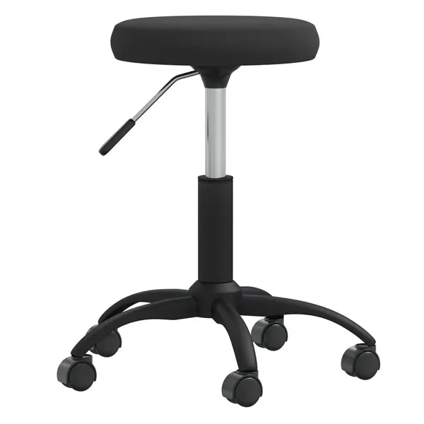 Gossi taburet de masaj, negru, catifea