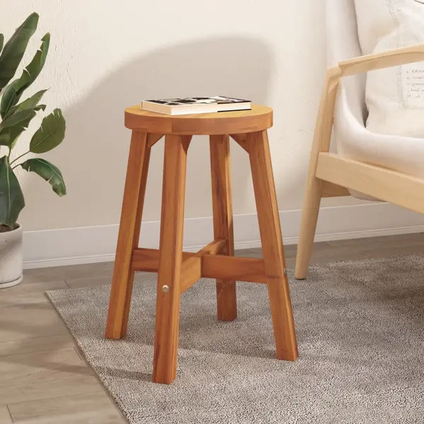 Gossi taburet, maro, 38x38x45 cm, lemn masiv de acacia