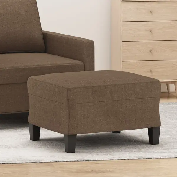Gossi taburet, maro, 60x50x41 cm, material textil