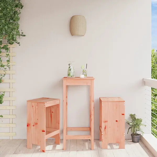 Gossi taburete de bar, 2 buc., 40x36x75 cm, lemn masiv douglas