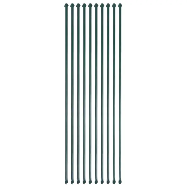 Gossi tarusi gradina, 10 buc, 1,5 m, metal, verde
