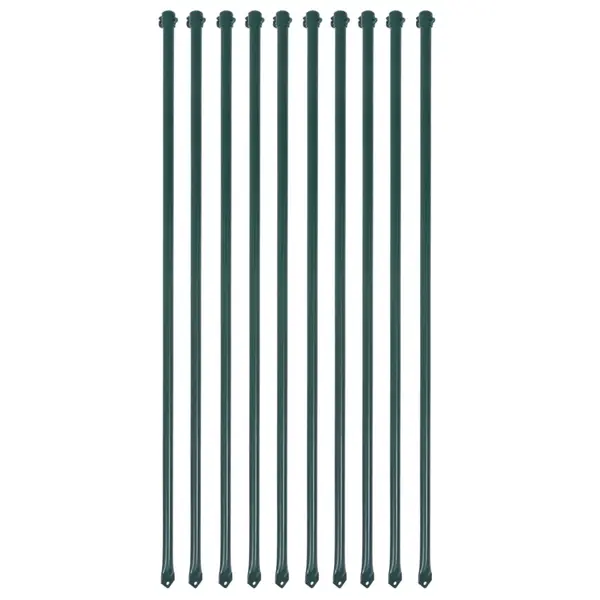 Gossi tarusi gradina, 10 buc, 1 m, metal, verde