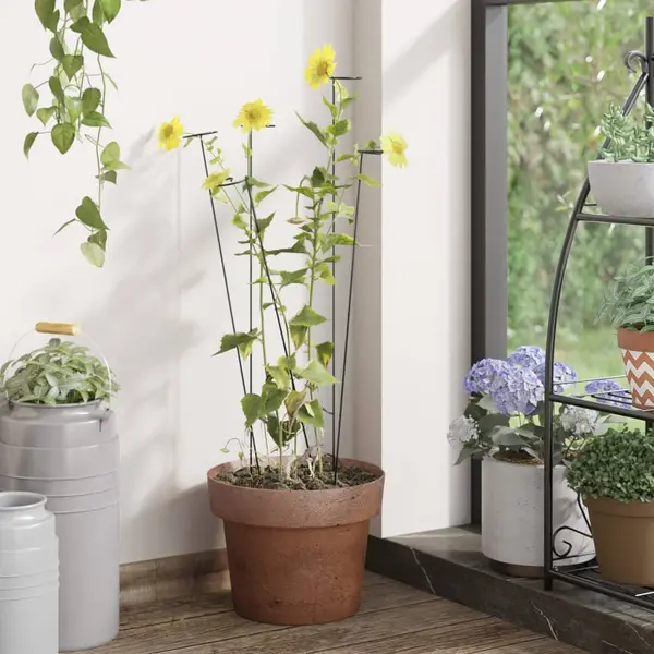 Gossi tarusi plante de gradina, 20 buc., verde inchis, 61 cm, otel