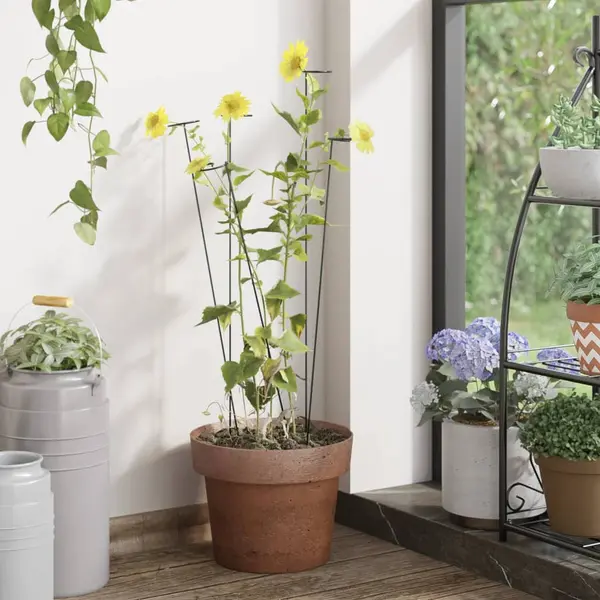 Gossi tarusi plante de gradina, 20 buc., verde inchis, 91 cm, otel