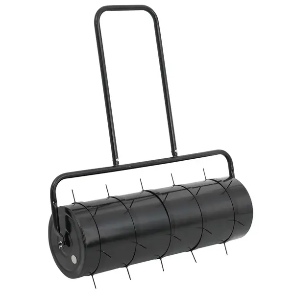 Gossi tavalug gazon de gradina cleme de aerisire negru 63 l fier/otel