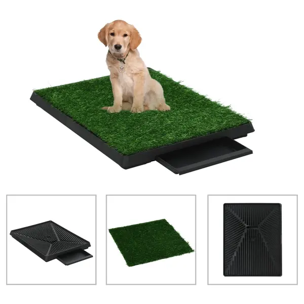 Gossi toaleta animale companie tava & gazon artificial 63x50x7 cm wc