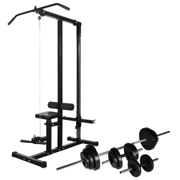 Gossi turn de forta cu set de haltere & gantere 30,5 kg