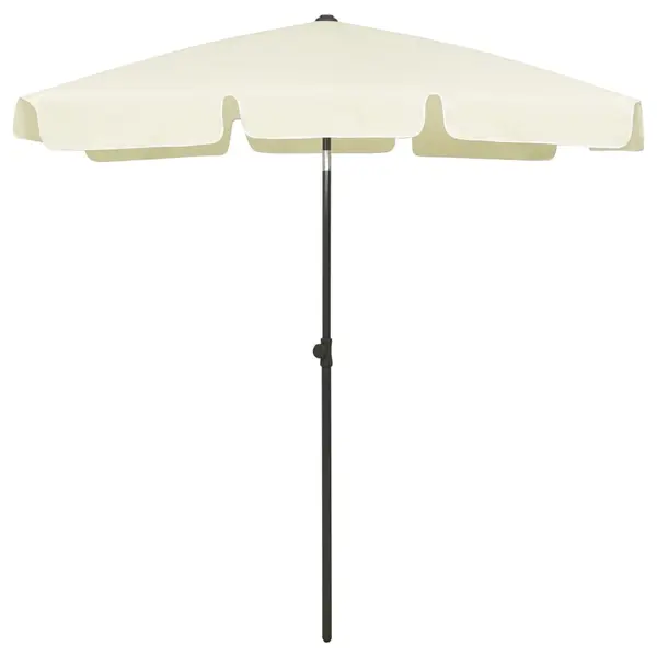 Gossi umbrela de plaja, galben nisip, 180x120 cm
