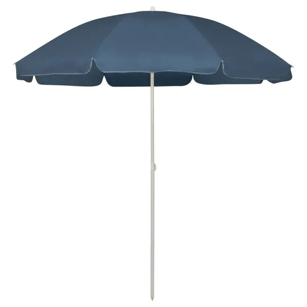 Gossi umbrela de soare de plaja, albastru, 240 cm