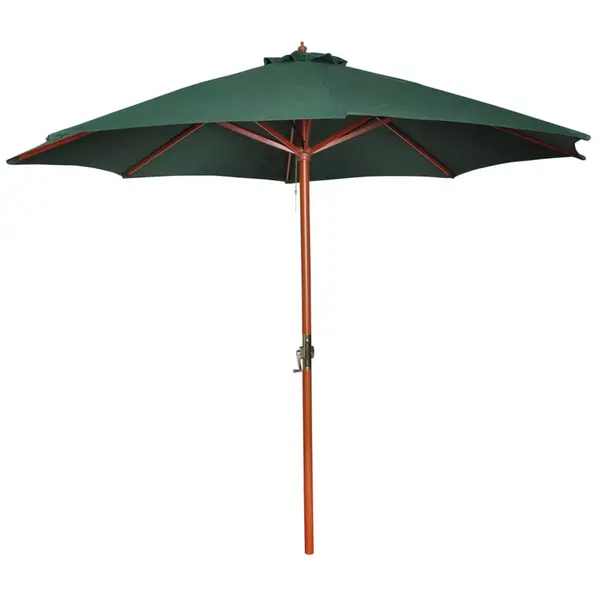Gossi umbrela de soare, verde, 258 cm
