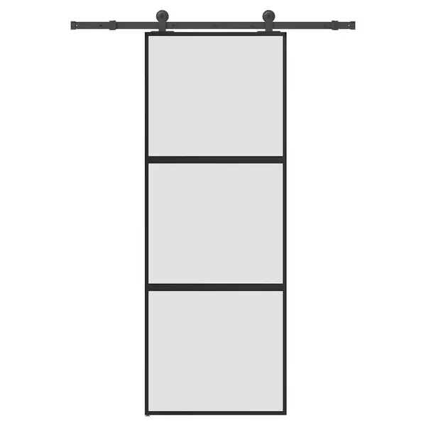 Gossi usa glisanta cu set de feronerie sticla temperata si aluminiu