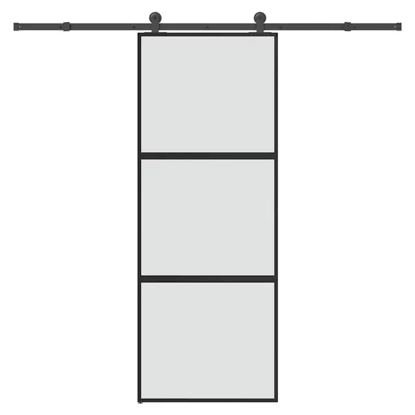 Gossi usa glisanta cu set de feronerie sticla temperata si aluminiu