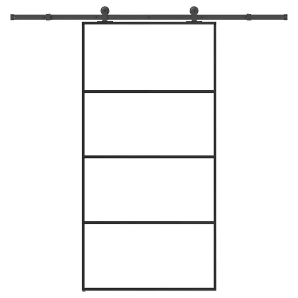 Gossi usa glisanta cu set feronerie 102,5x205 cm sticla esg/aluminiu