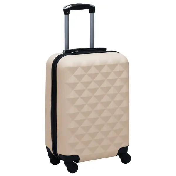 Gossi valiza cu carcasa rigida, auriu, abs