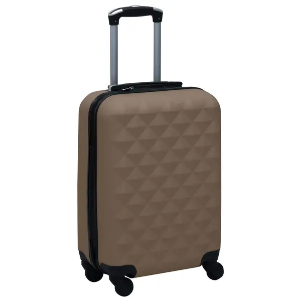 Gossi valiza cu carcasa rigida, maro, abs