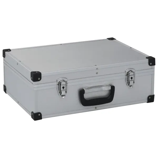Gossi valiza de scule, argintiu, 46x33x16 cm, aluminiu