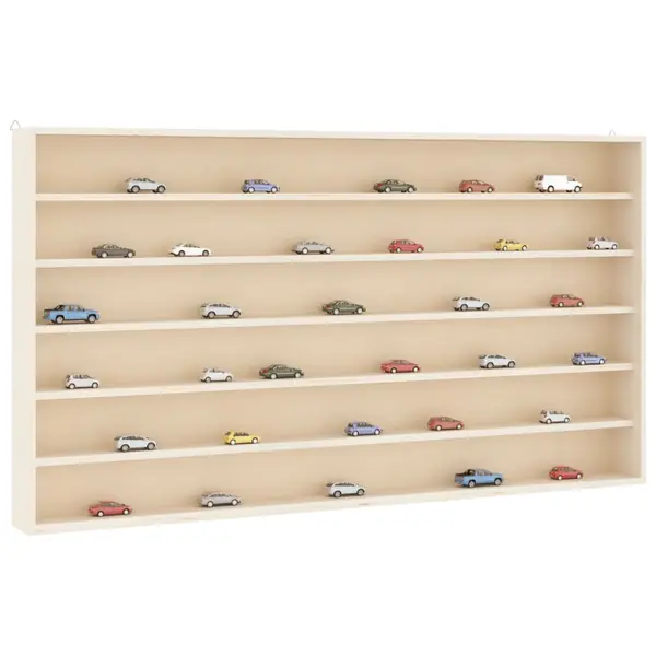 Gossi vitrina de perete cu 6 rafturi, 80x8,5x55 cm