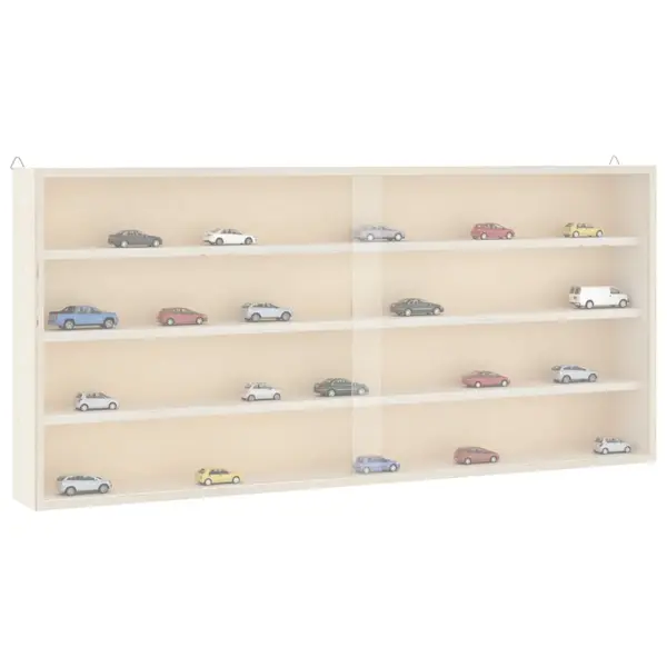 Gossi vitrina de perete cu usi, 80x8,5x37 cm