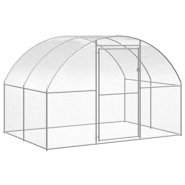 Gossi voliera de pasari pentru exterior, 3x2x2 m, otel galvanizat