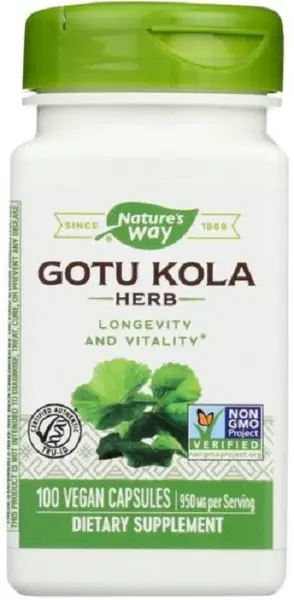 Gotu kola, 475 mg, 100 capsule, Nature’s Way