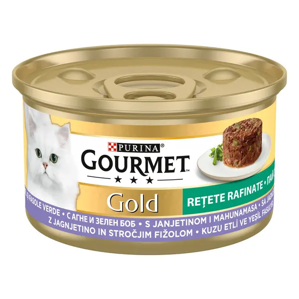 GOURMET GOLD Savoury Cake, Miel si Fasole Verde, 85 g