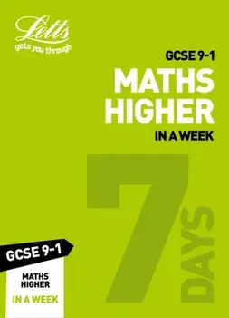 Grade 9-1 GCSE Maths Higher In a Week. GCSE Grade 9-1, Paperback/Fiona Mapp